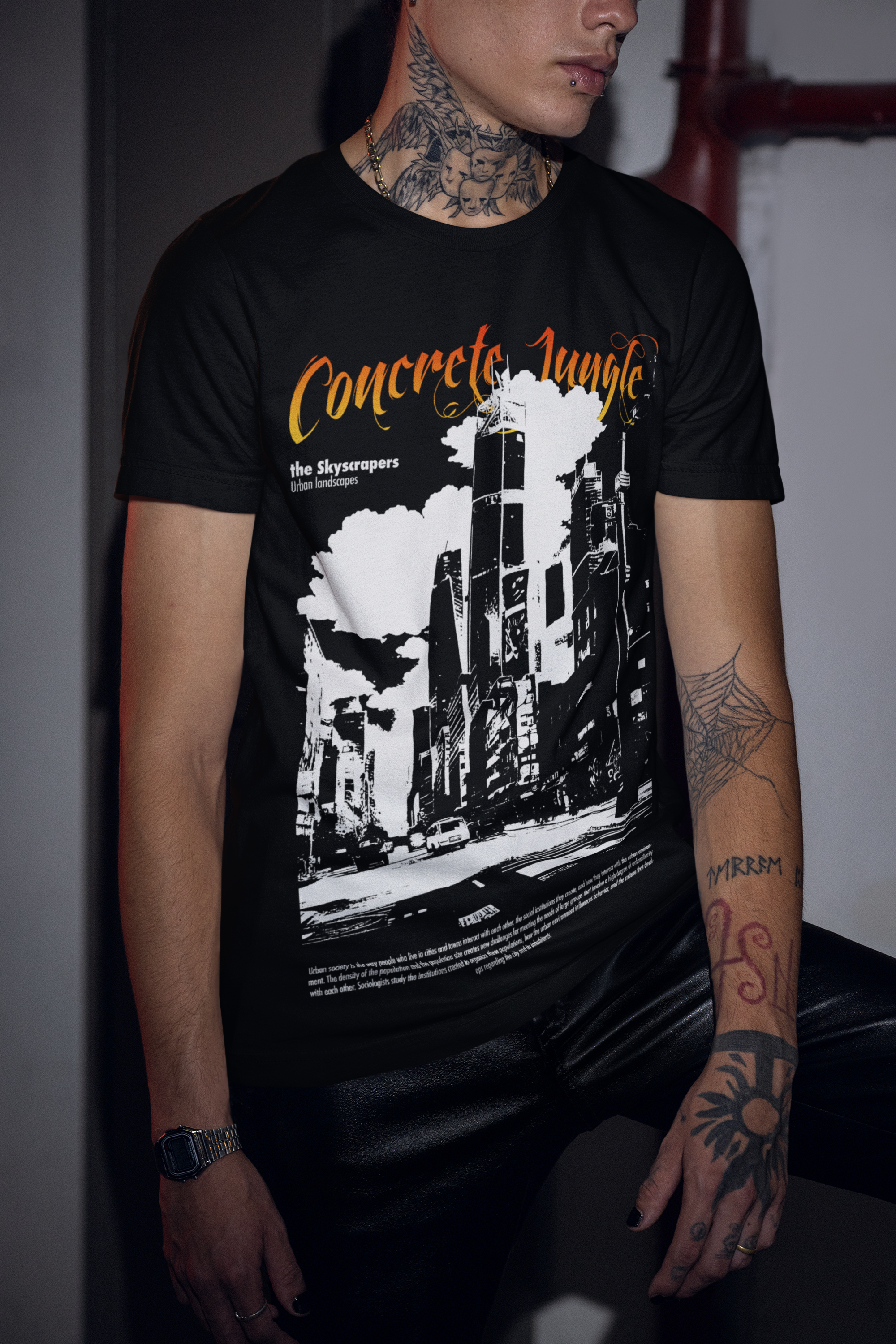 ‘Skyscrapers’ Concrete Jungle Heavy T-Shirt