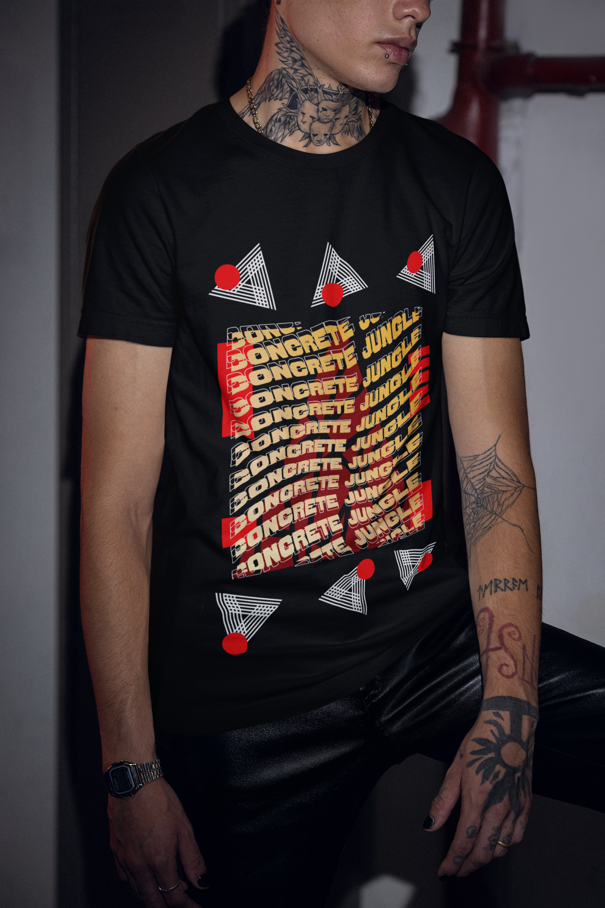 ‘Waves’ Concrete Jungle Heavy T-Shirt