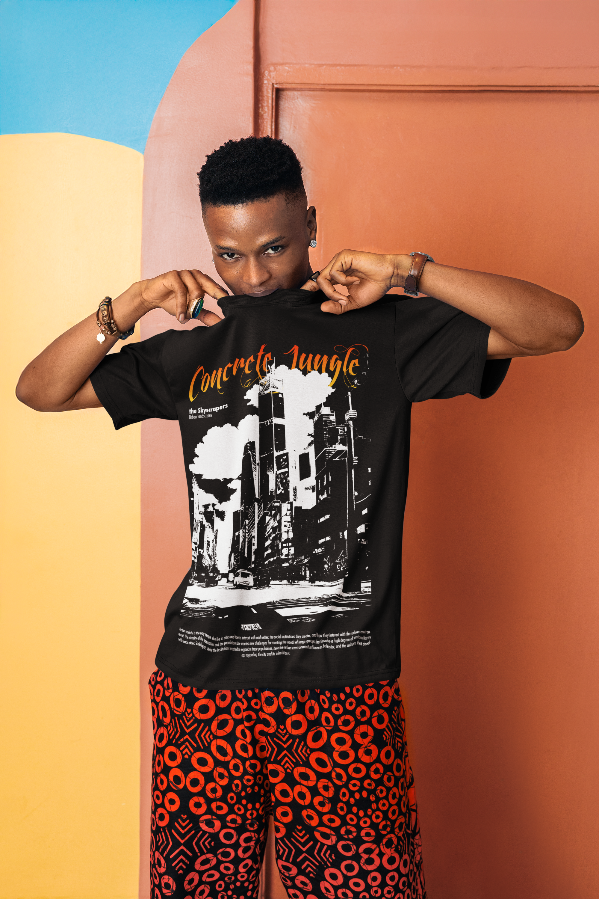 ‘Skyscrapers’ Concrete Jungle Heavy T-Shirt