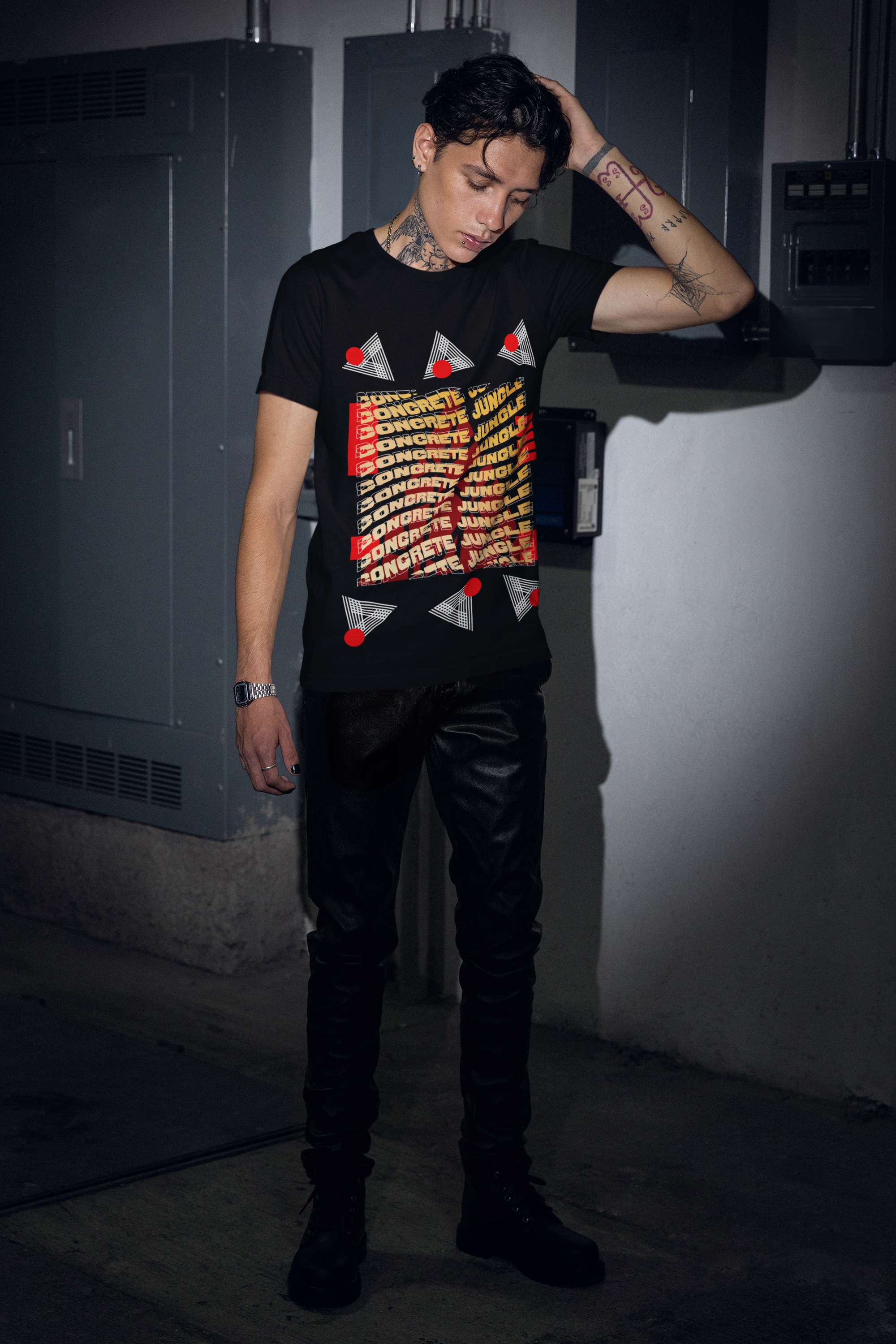 ‘Waves’ Concrete Jungle Heavy T-Shirt