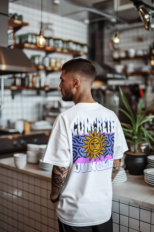 'Sunburst' Concrete Jungle Heavy T-Shirt